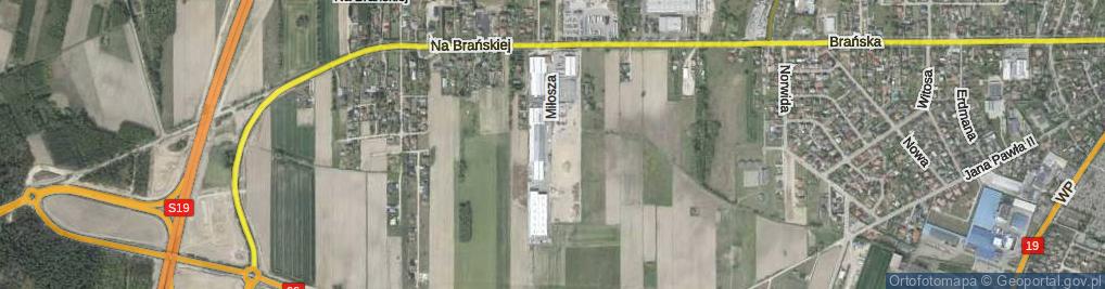 Zdjęcie satelitarne Miłosza Czesława ul.